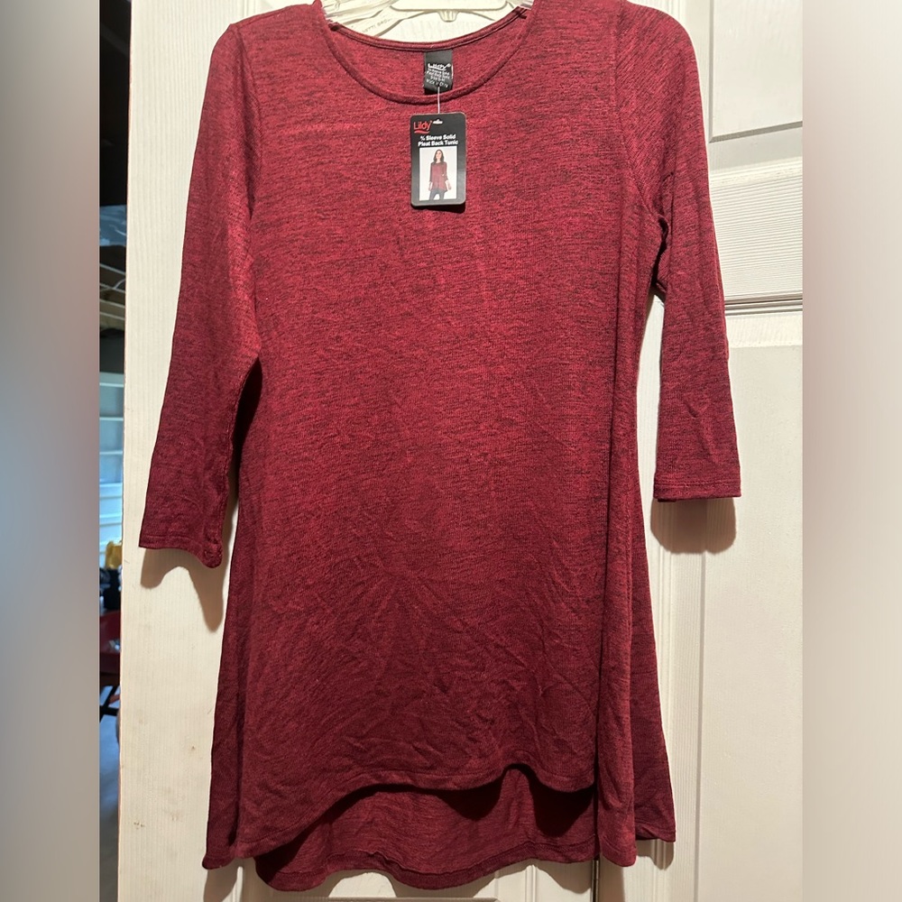 Lildy small red and black tunic